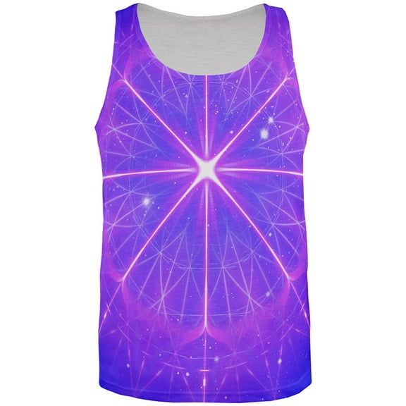 Celestial Gateway Fractal Mandala All Over Mens Tank Top Multi LG