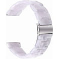 thumbnail image 6 of REQO  Resin Bracelet Compatible with Hero Band III,FITVII,Donerton, Misfit Vapor,Popglory, KALINCO,CanMixs P22, AGPTEK LW31 Band for Women Replacement Bracelet Strap Metal Stainless Steel Buckle, 6 of 8