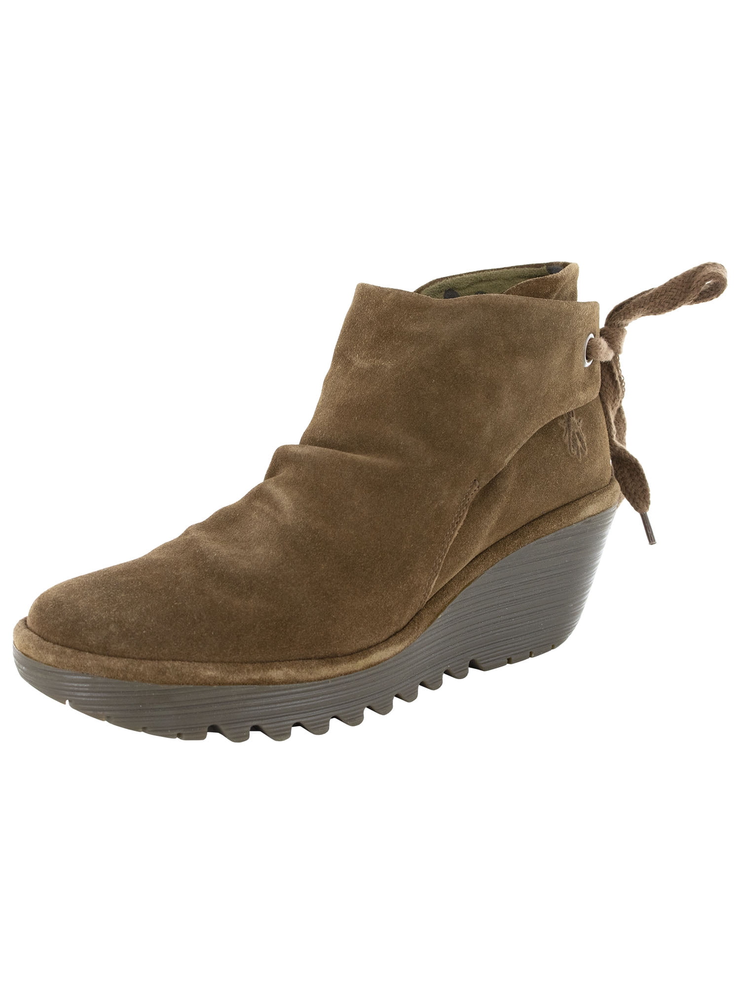 FLY London Womens Yebi Wedge Boot Shoes 