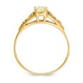 thumbnail image 2 of 14k Yellow Gold Synthetic Peridot Ring Baby, 2 of 7