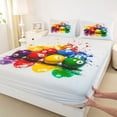 thumbnail image 3 of Castle Fairy Children Teens Billiards Print Queen Sheet Sets,Snooker Sport Bed Set, 3 of 7