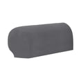 thumbnail image 2 of Stretch Armrest Covers for Chairs and Sofas – Sofa Arm Protectors, Washable Furniture Slipcovers for Recliners, Loveseats, and Living Room Chairs, 2-Pack, Charcoal Gray, 2 of 9