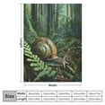 thumbnail image 4 of Creowell Snails Blanket Warm Soft Cozy Blanket Throw Couch Bed Print Couch and House Decor Gift Idea Throws, for Sofa for Kids Teen Young Boys Girls 50x60in, 4 of 6