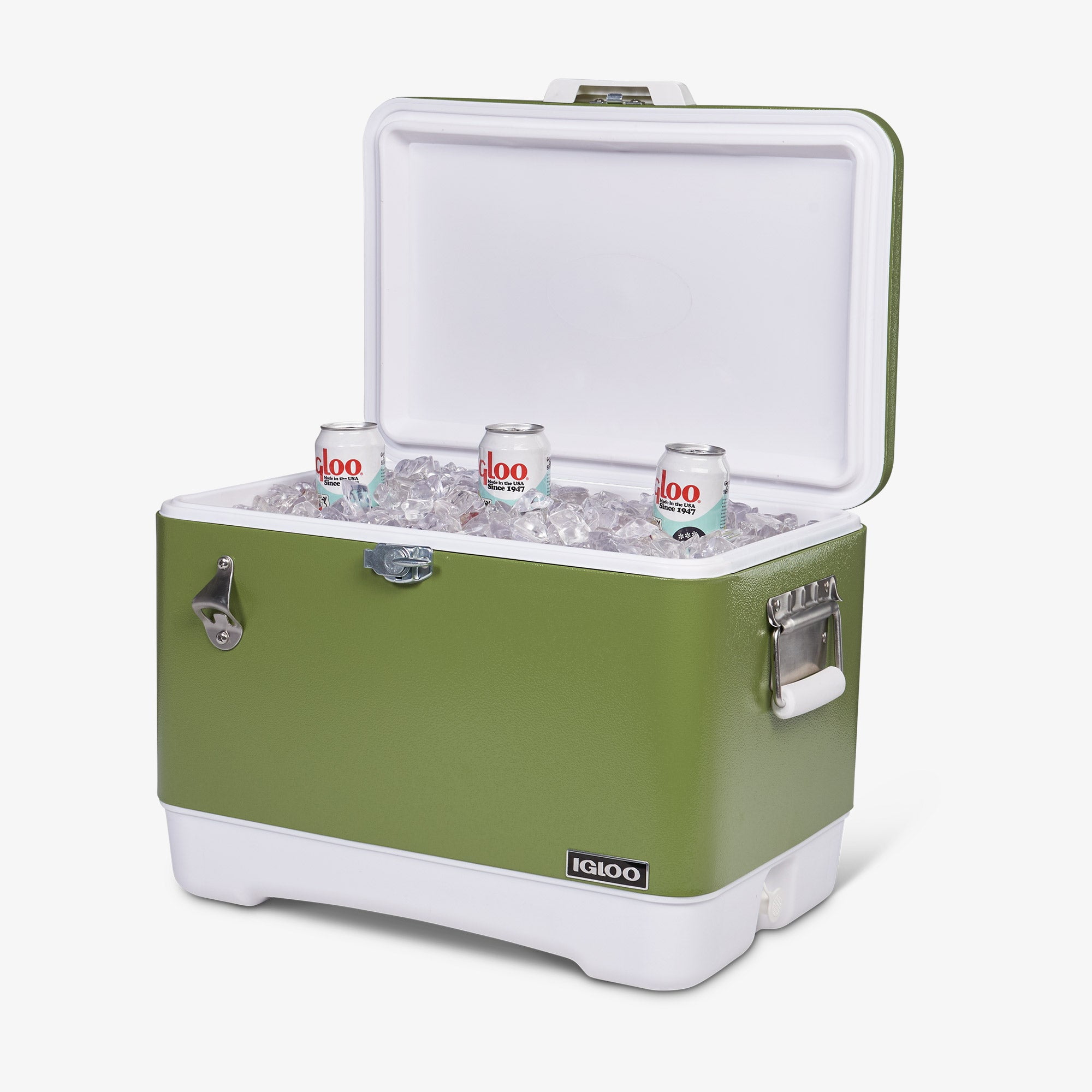 IGLOO Legacy 54 Qt Cooler, Stainless Steel - Walmart.com IGLOO Legacy 54 Qt Cooler, Stainless Steel - Walmart.com