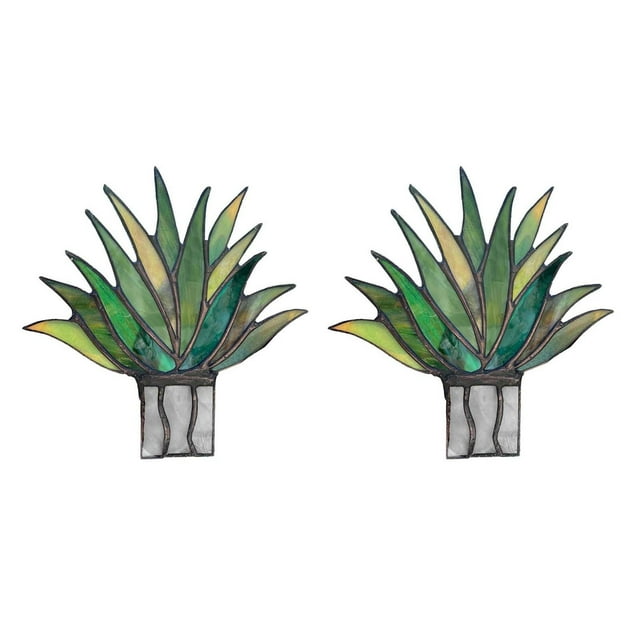 Colorful And Aloe Potted Plant Pot Potted Plant Decoration