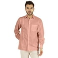 thumbnail image 1 of Bestman Solid Formal Button Down Shirt For Men Long Sleeve With Patch Pocket Business Wear, 1 of 7