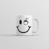 Coffee Cup Eye Smile Mug Funny Novelty Gift Cup