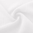 thumbnail image 5 of Sentmoon Robes Maxi Boho Col en V Robe Décontractée d'Affaires pour Femmes Bloc de Couleur Respirante Coupe Régulière Taille Élastique Accessoires de Plage pour Soirée et Dîner Blanc P, 5 of 5