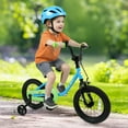 thumbnail image 2 of Costway 14-Inch Kids Bicycle with Adjustable Seat Front Handbrake & Coaster Brake, 2 of 10