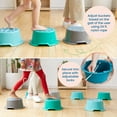 thumbnail image 4 of ECR4Kids Stepping Buckets with Storage Carry Bag, Balance Stones, Contemporary, 10-Piece, 4 of 9