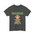 thumbnail image 3 of Unserious Sloth on Turtle Unisex Heavy Cotton Tee, 3 of 4