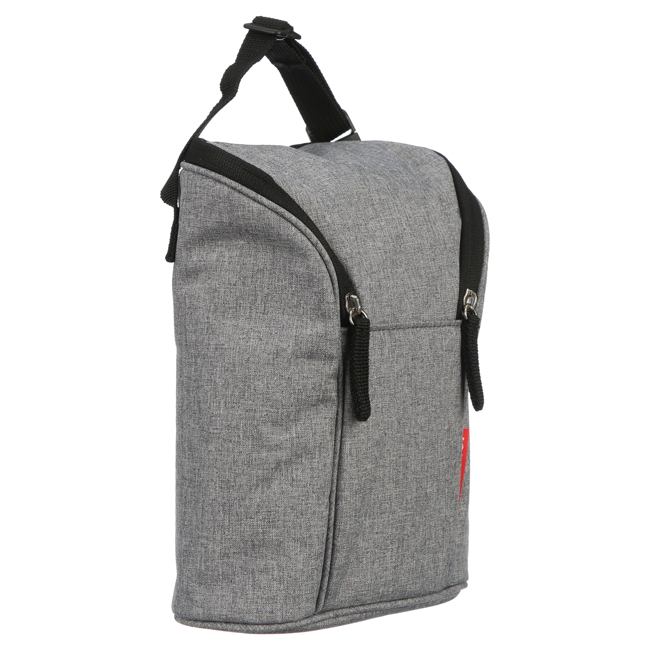 Skip Hop Grab & Go Double Bottle Bag, Heather Grey