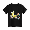 thumbnail image 4 of Kogui Girl Clothes Girls Short Sleeve Summer Tops Casual Crewneck Loose Tshirts Size 13-14 (Black,13-14 Years), 4 of 4