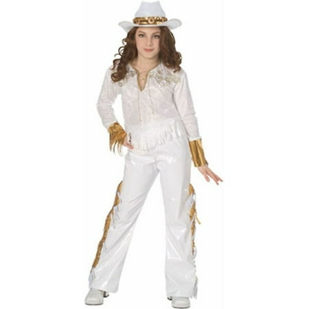 Childs Country Western Diva Costume~Small 4-6 / White