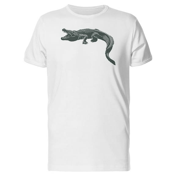 B&W Crocodile Art Tee Men's -Image by Shutterstock