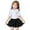 Black, variant on Girls Mini Pleated Skirt Skort for Toddler Girls Summer Ruffle Tutu Skirt With Shorts Girls Tennis Dress for School Sports Play Gym Playground