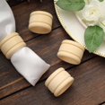 thumbnail image 2 of Efavormart 20 Pack | Eco Friendly Natural Wooden Napkin Holder Rings, Disposable, 2 of 10