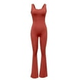 thumbnail image 5 of Fashion Plus Size Jumpsuits for Women Casual Summer Sexy Backless Tight Casual Hollow Fitness Yoga Jumpsuit, 5 of 9