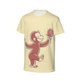 thumbnail image 3 of Curious George Boys' Shirt 3D Print Short Sleeve Tee Tshirt for Kids, 3 of 5