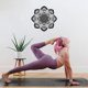 thumbnail image 3 of Decoración hogareña Gwong Flower Patry Wall Yoga Decoración Hermoso Acrílico Efecto Visual Wall Art Ornament para oficina Gwong 21075319, 3 of 6