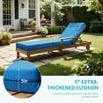 thumbnail image 3 of MOPHOTO 2 Pcs Chaise Lounge Cushions Outdoor, 80x26x5 Inch Thick Waterproof Outdoor Furniture Cushions with Removable Cover, Patio Lounge Chair Cushions for Outdoor Furniture, Blue, 3 of 9