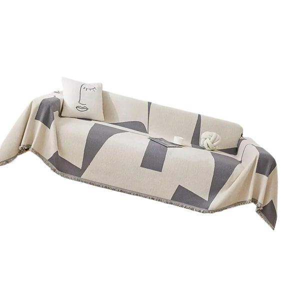 RUISINERY Chenilles Sofa Covers NonSlip Reversible Protectors for 1 2 3 Seater Couch Covers in Design