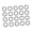 32mm, variant on 20pcs Light Weight Metal Flat Keyring Large Rings Split Keys Rings for keychains Car Organization Enduring