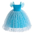 thumbnail image 4 of Rongking Girls Jasmine Costume Princess Dress Off Shoulder Halloween Outfit for 3-8T, 4 of 9