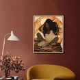 thumbnail image 2 of Nawypu African American Boho Wall Art, Black Women Art Framed, Book Lover Art, Black Girl Canvas Print, Canvas Art Wall Decor, Woman Reading Book Art, African American Girl Boho Posters, 2 of 4