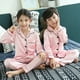 thumbnail image 1 of Pijamas de Navidad para bebé, Otoño Invierno, conjunto de ropa de dormir de seda de manga larga, ropa de dormir cómoda de Color sólido para niña y niño, 1 of 4