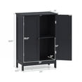 thumbnail image 4 of Giantex Bathroom Floor Cabinet, Wooden Freestanding Storage Cabinet with Double Doors, Suitable for Bathroom, Living Room, Bedroom, Entryway, 4 of 6
