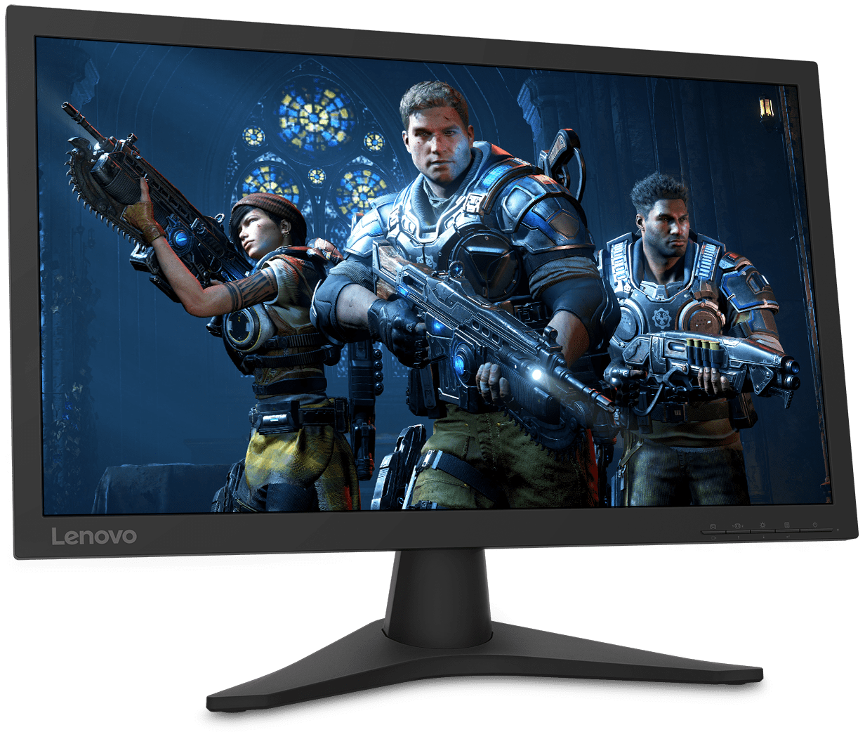 23.6-inch LCD Monitor - LED FHD 65FDGCC2US Backlit FreeSync Gaming G24-10 Lenovo