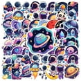 thumbnail image 3 of 35pcs-50pcs Cute Space Stickers Astronauts Adorable Stickers Rockets Kids Stickers for Suitcase Phone Laptop, 3 of 9