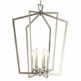 thumbnail image 5 of Coastal Modern Farmhouse Six Light Chandelier-Polished Nickel Finish Bailey Street Home 147-Bel-3087061, 5 of 7