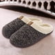 thumbnail image 3 of Pantufla Zapatillas con forro de piel sintética para hombre, zapatos de casa cómodos y antideslizantes tipo lana (S) café Likrtyny Tenis De Mujer Tenis De Hombre, 3 of 7