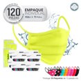 thumbnail image 2 of Cubrebocas Tela 120pz Jiuyu Amarillo Neon, 2 of 7