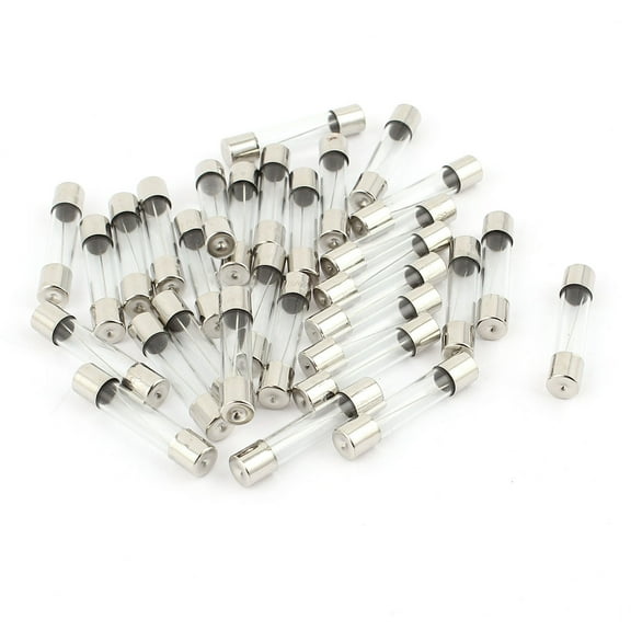 30Pcs 6x30mm 8A 250V Quick Blow Low Break Capacity Cylindrical Glass Tube Fuse