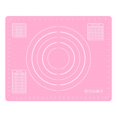 thumbnail image 2 of Estera de Silicona, Estera de Silicona para Hornear, Estera Antiadherente Antideslizante para Hornear, Estera Enrollable, Estera de Trabajo con Medidas 50 x 40 cm para Pastelería Fondant Estera para Pizza (Rosa)-Rosa- Sailing Electrónica, 2 of 3