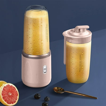 

Fufafayo Today Deals Portable For Shakes Single Serve Cups With To-Go Lids Mini For Shakes Juicer Cup