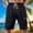 (Tag)Black, variant on George Men’s Elastic Waist Cargo Shorts Loose Fit Drawstring Short with Pockets, Army Green, XXL