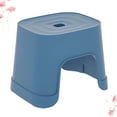 thumbnail image 1 of OULII 1PC Shower Stool Plastic Non Skid for Adults Home Use Dark Blue, 1 of 7