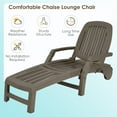thumbnail image 6 of Gymax Set of 2 Patio Adjustable Chaise Lounge Chair Folding Sun Lounger Recliner Coffee, 6 of 10