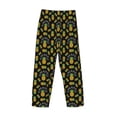 thumbnail image 5 of Goofa Pineapple Printed Soft Pajama Pants for Men, Wide Leg Comfy Casual Lounge Yoga Pants-Medium, 5 of 9