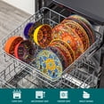 thumbnail image 4 of vancasso 12 Pieces Dinnerware Sets, Plates and Bowls Set, Porcelain Dishes Set for 4, Microwave Dishwasher Safe, Bohemian Style, 4 of 12