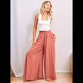 thumbnail image 4 of Pantalones Casuales de Cintura Alta para Mujer, de Color Liso, Largos y Anchos, con Bolsillos, para y Otoño. Naranja Rojo L, 4 of 10
