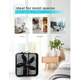 thumbnail image 4 of BLACK+DECKER 20" Box Fan with 3 Speed Settings, Powerful 80W Motor, 5-Blade Box Fan with Carry Handle, Rotary Knob, Portable Fan and Cooling Fan for Home, Office, Garage, BFB20SB, Black, 4 of 7