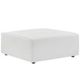 thumbnail image 1 of Accent Chair Ottoman, Velvet, White, Modern Contemporary Urban Design, Living Lounge Room Hotel Lobby Hospitality, 1 of 7