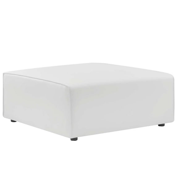 Accent Chair Ottoman, Velvet, White, Modern Contemporary Urban Design, Living Lounge Room Hotel Lobby Hospitality