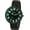 Black, variant on Collections Women's Large Face Stretch Band Watch, Japanese PC21J Quartz Movement, Luminous Hands & Numbers, Analog Fashion Expansion Bracelet Wrist Watch