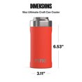 thumbnail image 5 of RTIC 16 oz Stainless Steel Insulated Ultimate Craft Can Cooler, Persimmon, 5 of 8